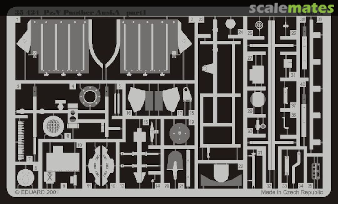 Boxart Panther Ausf. A 35424 Eduard