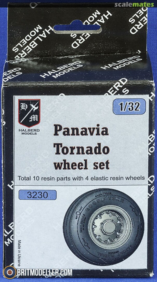 Boxart Panavia Tornado Wheel Set 3230 Halberd Models