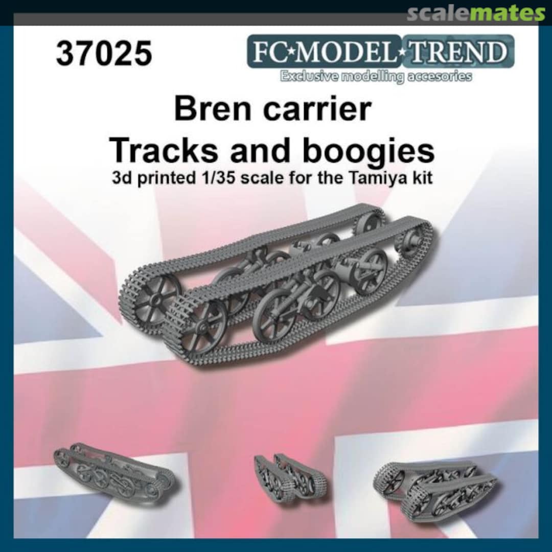 Boxart Bren carrier tracks and bogies 37025 FC Model Trend