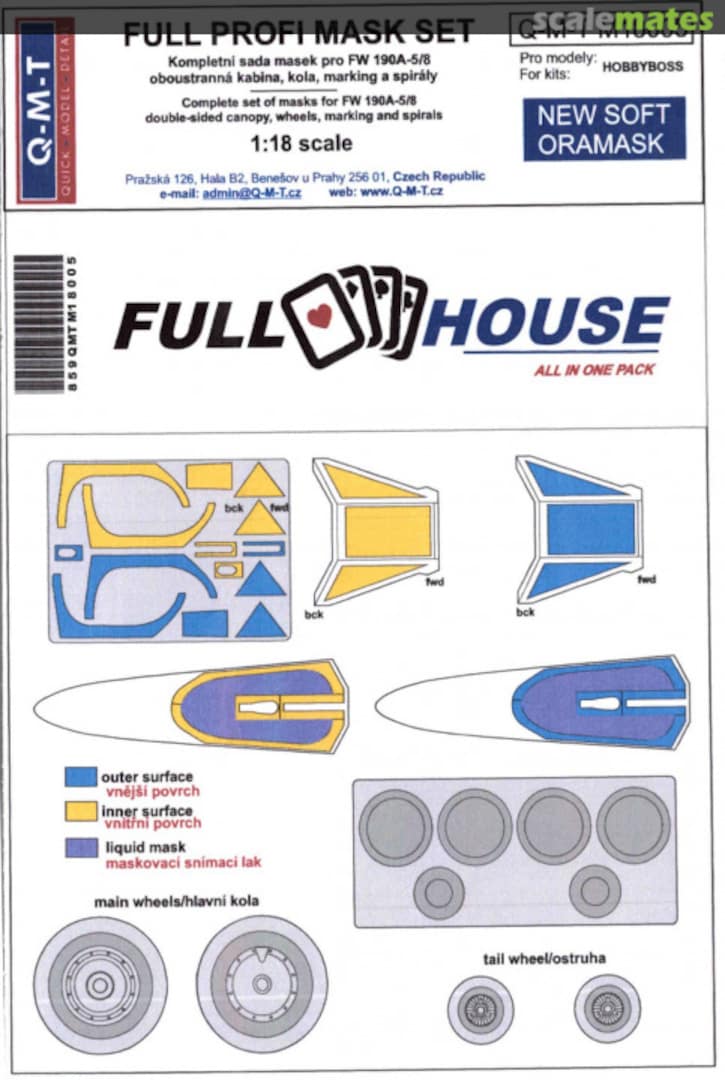 Boxart Focke-Wulf Fw-190A-5/8 Q-M-T M18005 Q-M-T