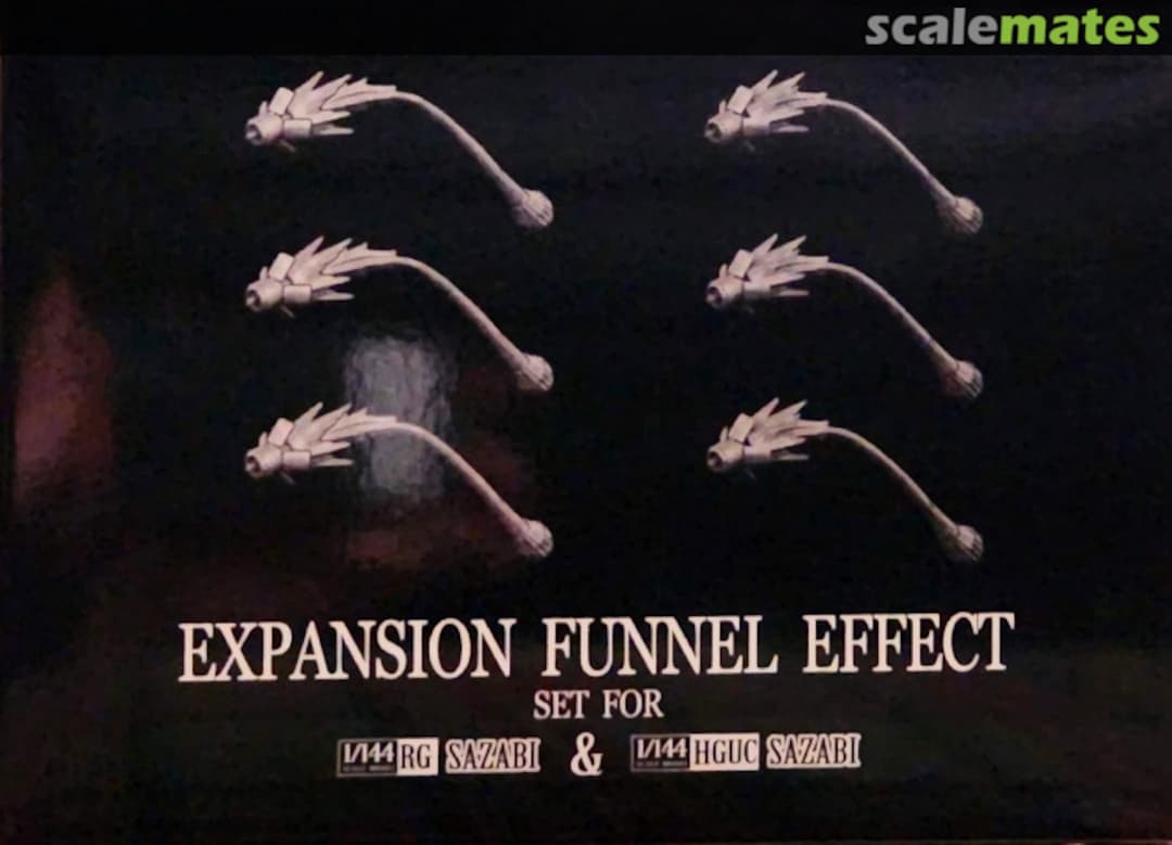 Boxart Expansion Funnel Effect set for 1/144 RG & HGUC Sazabi EWRG007 Effects Wings