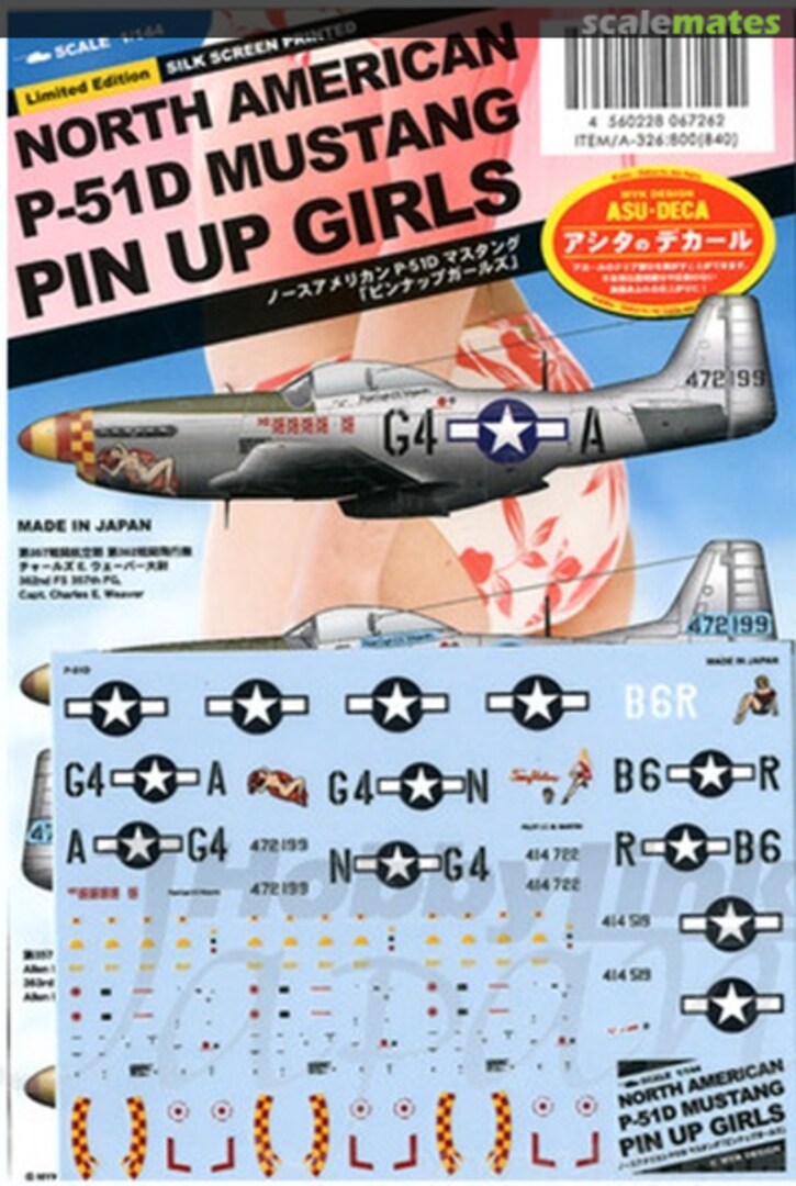 Boxart P-51D Mustang Pinup girls 06726 MYK Design