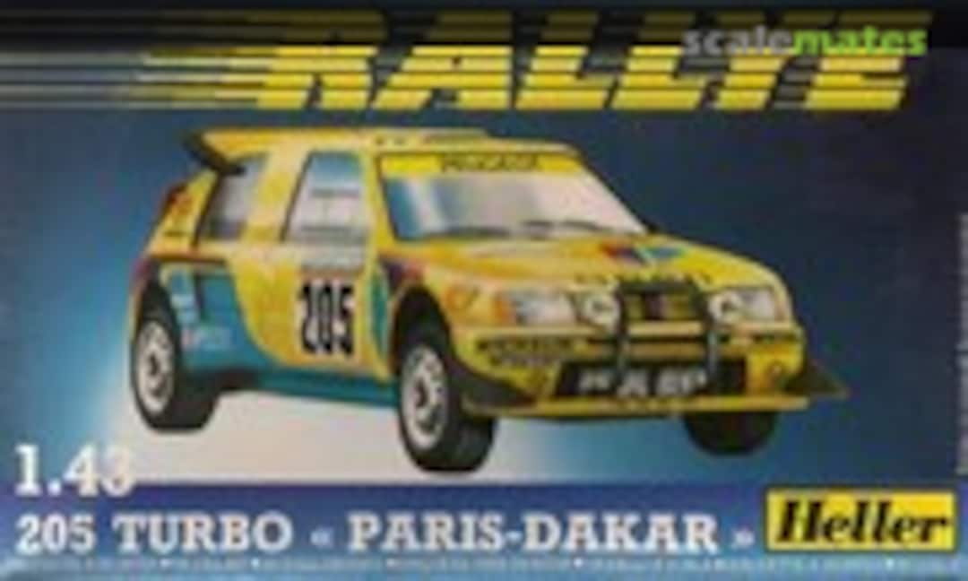 1:43 205 Turbo &quot;Paris-Dakar&quot; (Heller 80189)