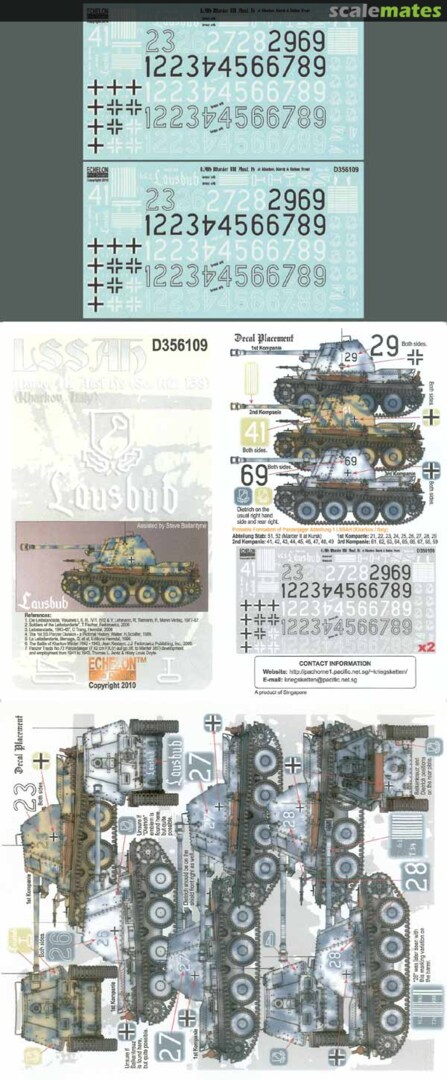 Boxart LSSAH Marder III Ausf Hs D356109 Echelon Fine Details