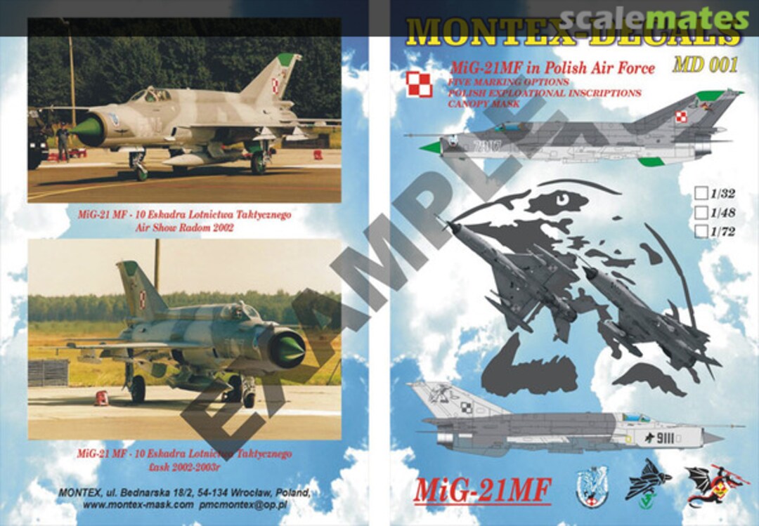 Boxart MiG-21 MF MD001 Montex