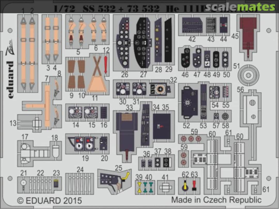 Boxart He 111P-2 interior S.A. SS532 Eduard