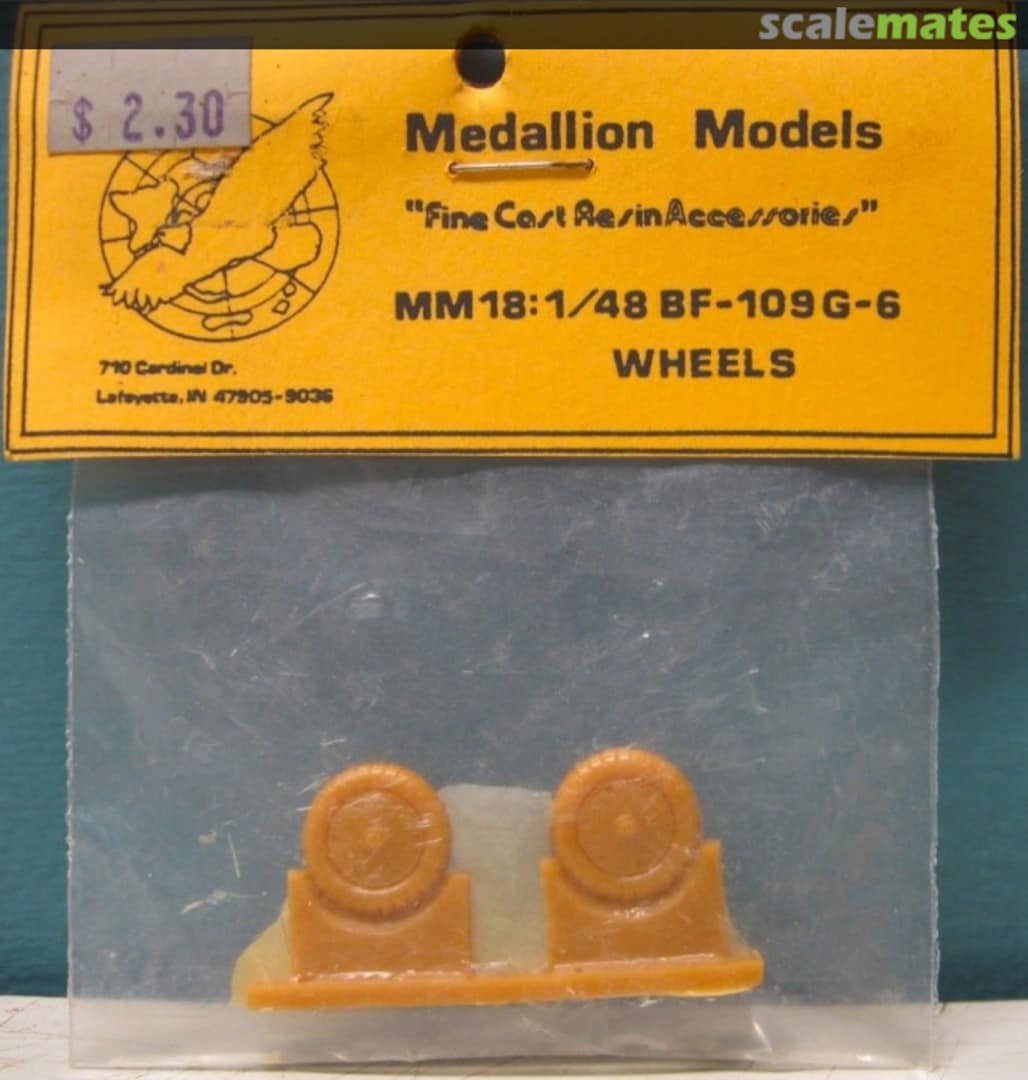 Boxart Bf-109G-6 Wheels MM18 Medallion Models