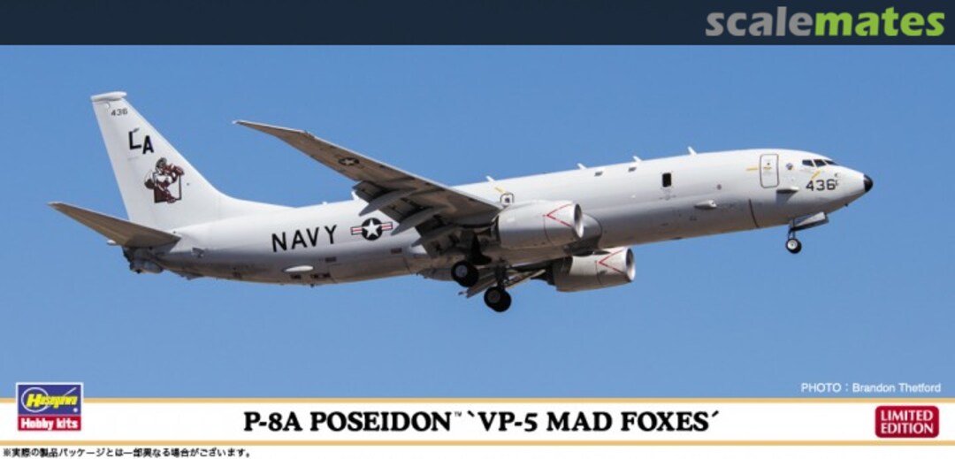 Boxart P-8A Poseidon `VP-5 Mad Foxes´ 10822 Hasegawa