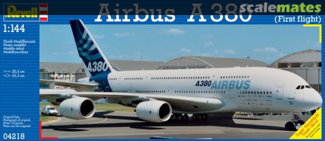 Boxart Airbus A380 04218 Revell