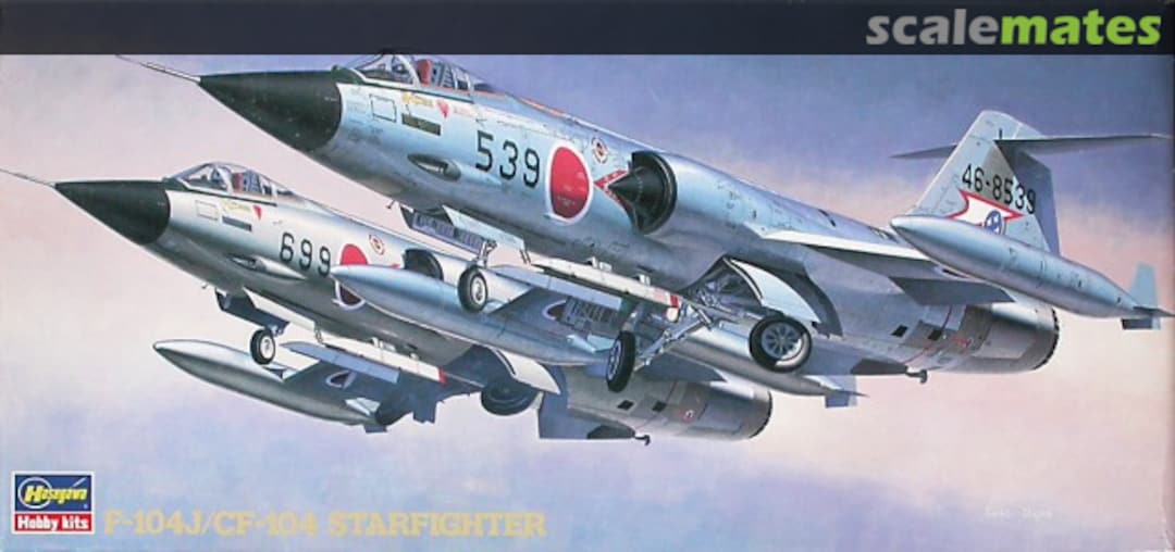 Boxart F-104 J/CF-104 Starfighter 02816 Hasegawa