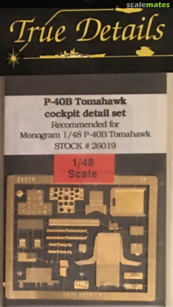 Boxart P–40B Tomahawk 26019 True Details