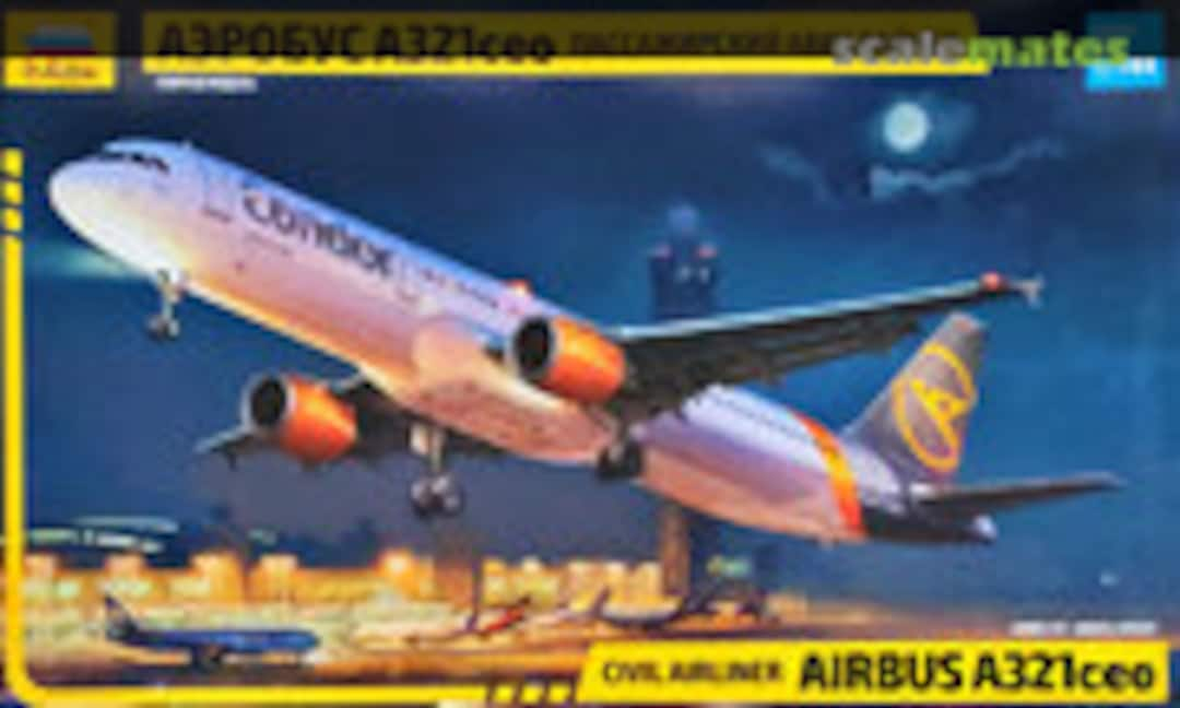 1:144 Airbus A321ceo (Zvezda 7040)