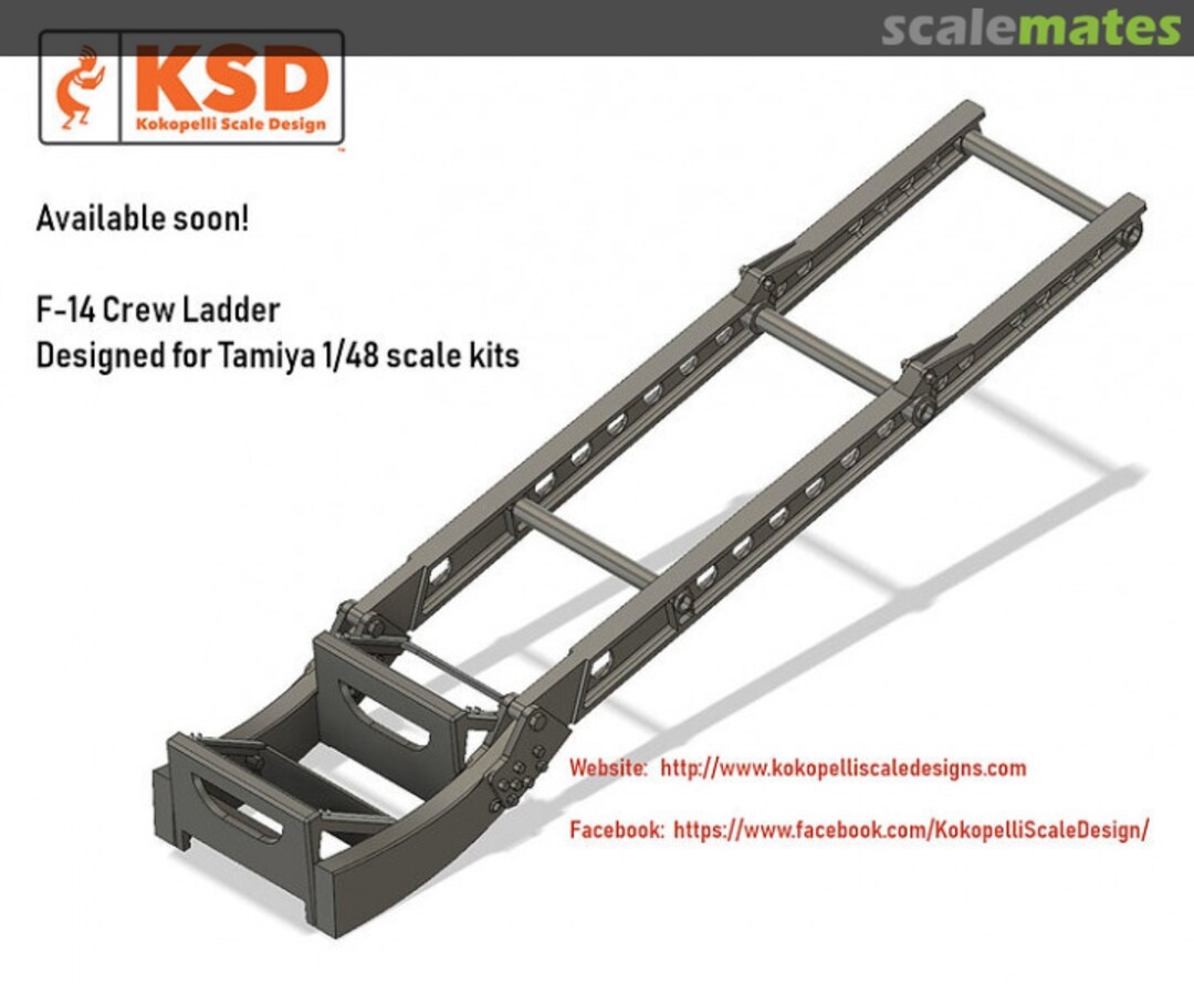 Boxart F-14 Crew Ladder KSD480011 Kokopelli Scale Designs