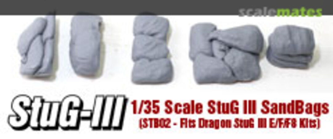 Boxart StuG III Sandbag Armour For 1/35 Dragon StuG III E/F/F8 STB02 Value Gear