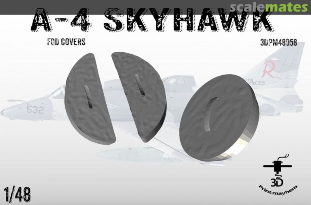 Boxart A-4 Skyhawk FOD cover set 3DPM48058 3D Print Mayhem