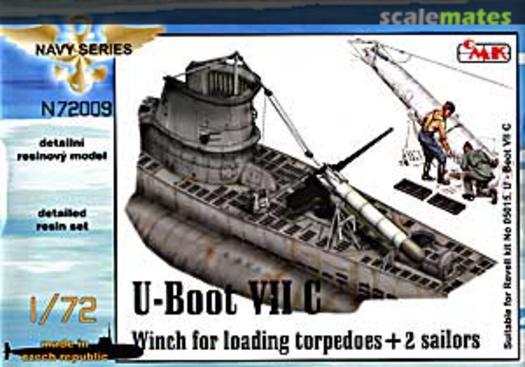 Boxart U-Boot VII C Winch For Loading Torpedoes + 2 Sailors N72009 CMK