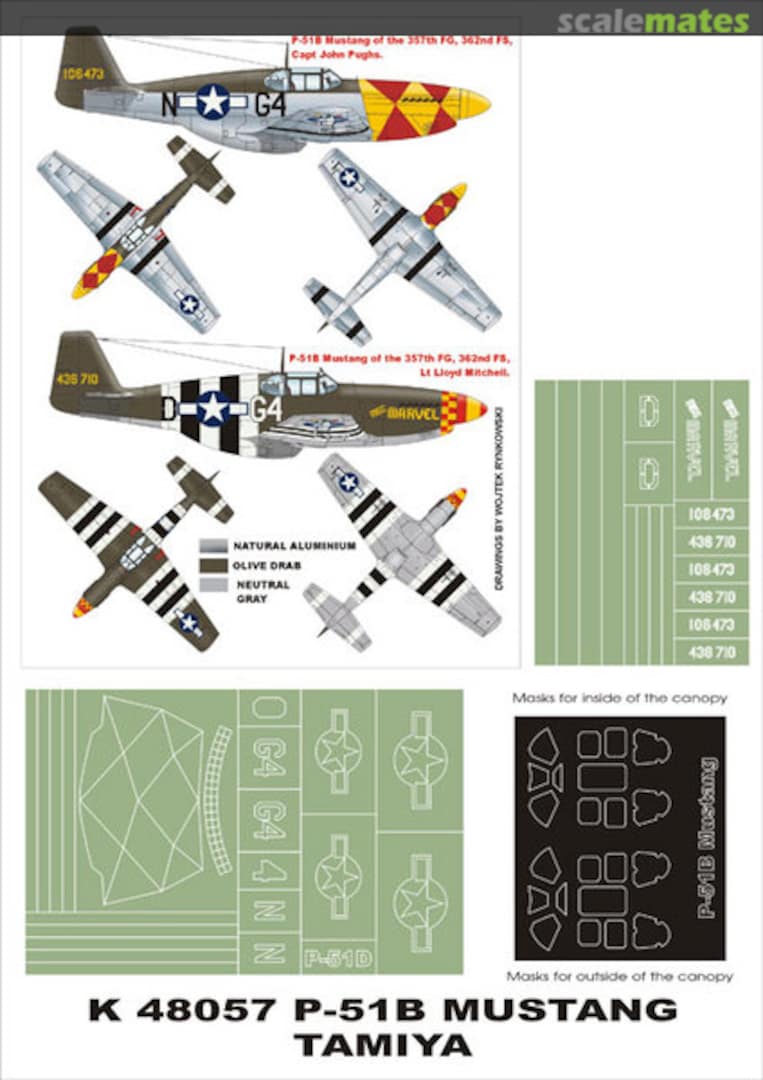 Boxart P-51B Mustang K48057 Montex