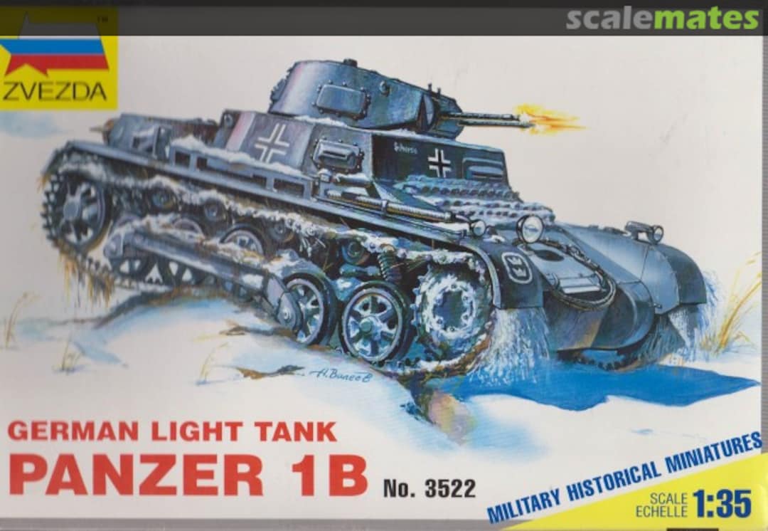 Boxart Panzer 1B 3522 Zvezda