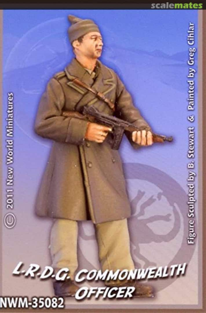 Boxart Commonwealth L.R.D.G, N.Z., Officer NWM-35082 New World Miniatures