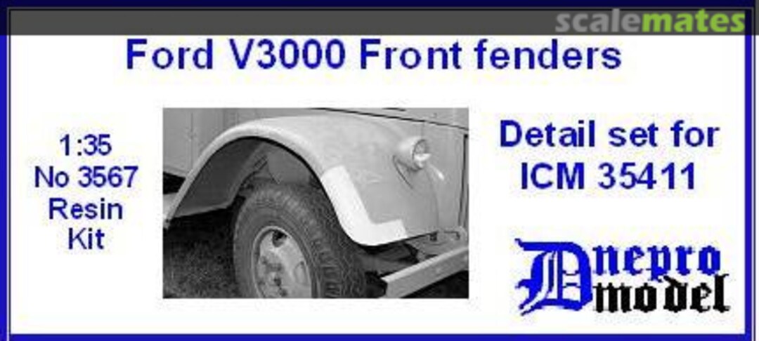 Boxart V3000 Front fenders 3567 Dnepro Model