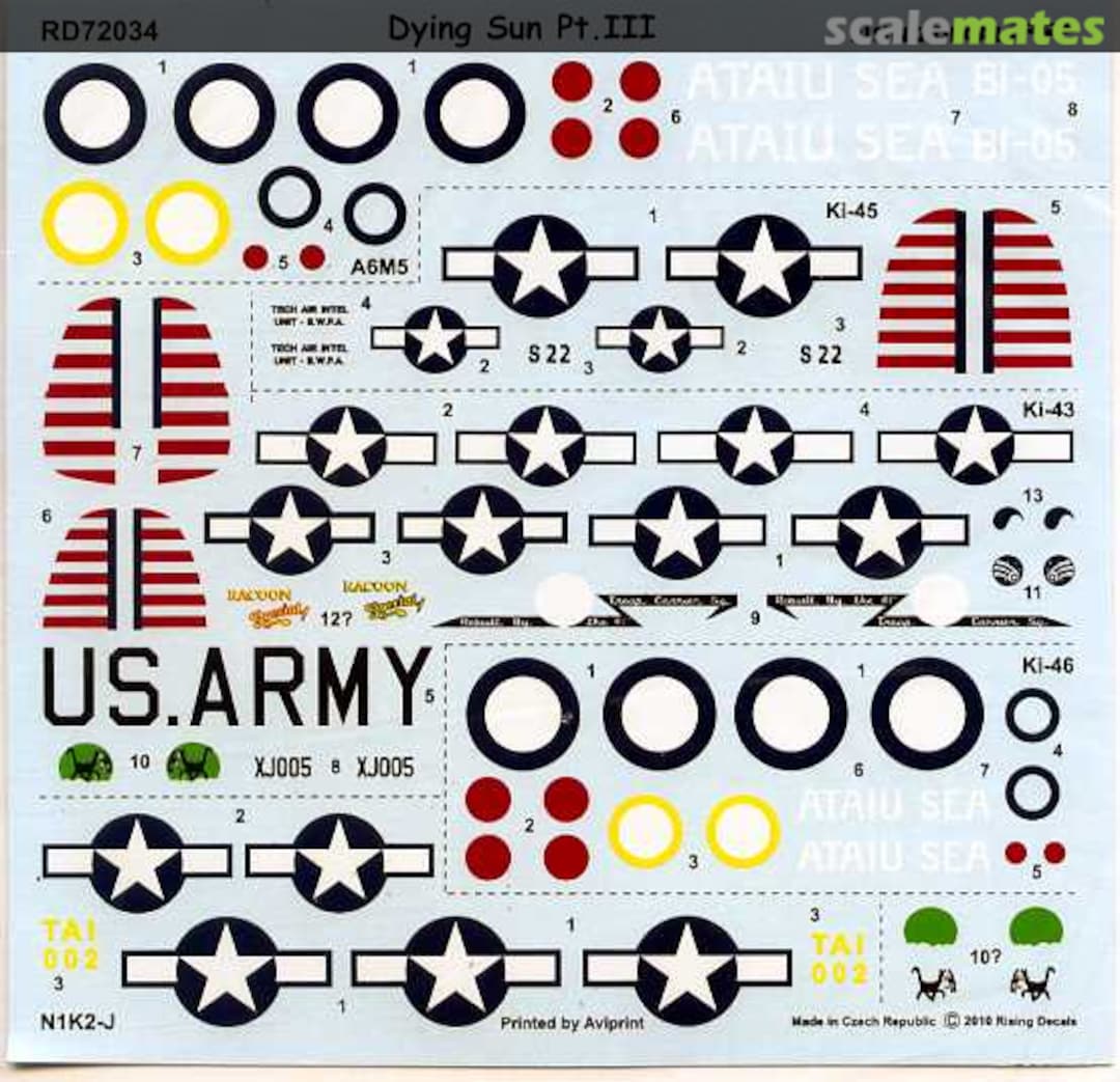 Boxart Dying Sun Pt.III 72034 Rising Decals