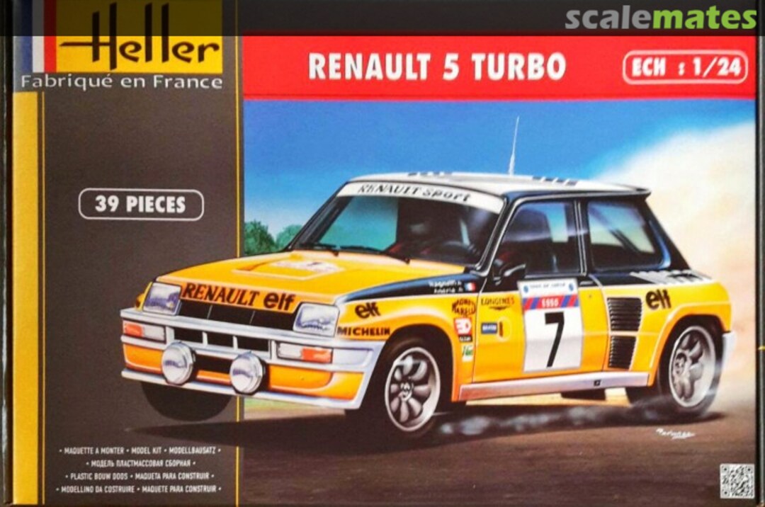 Boxart Renault 5 Turbo 80717 Heller