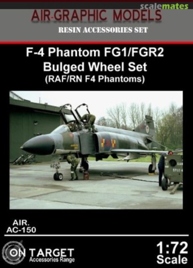 Boxart F-4 Phantom FG1/FGR2 Bulge Wheel Set AIR.AC-150 Air-Graphic Models