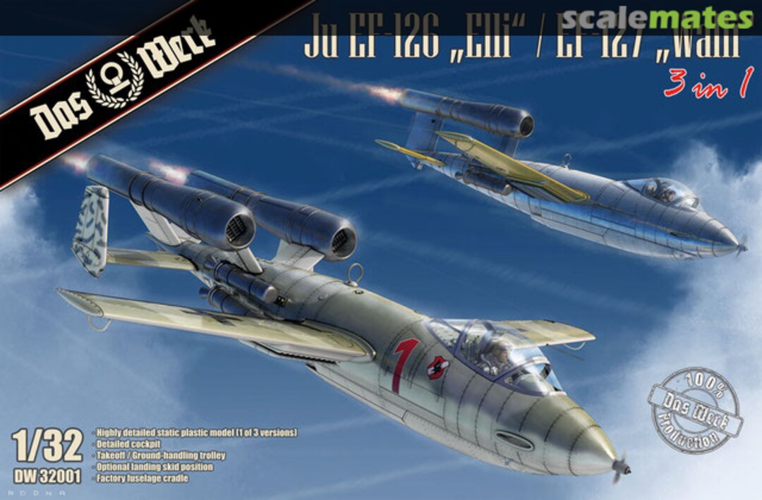 Boxart Junkers Ju EF-126 „Elli“ / EF-127 „Walli“ DW32001 Das Werk