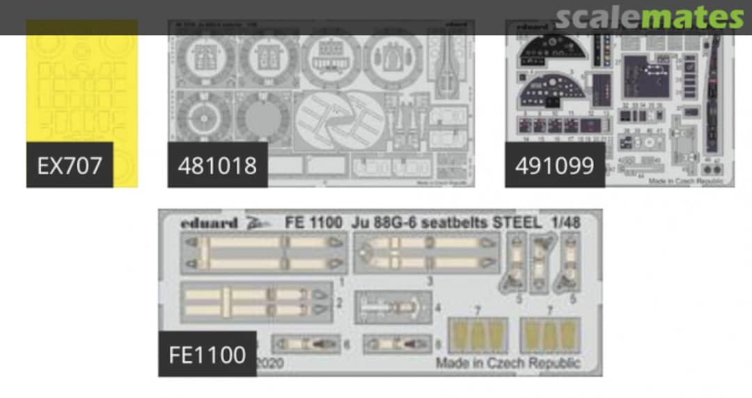 Contents Ju 88G-6 BIG49258 Eduard