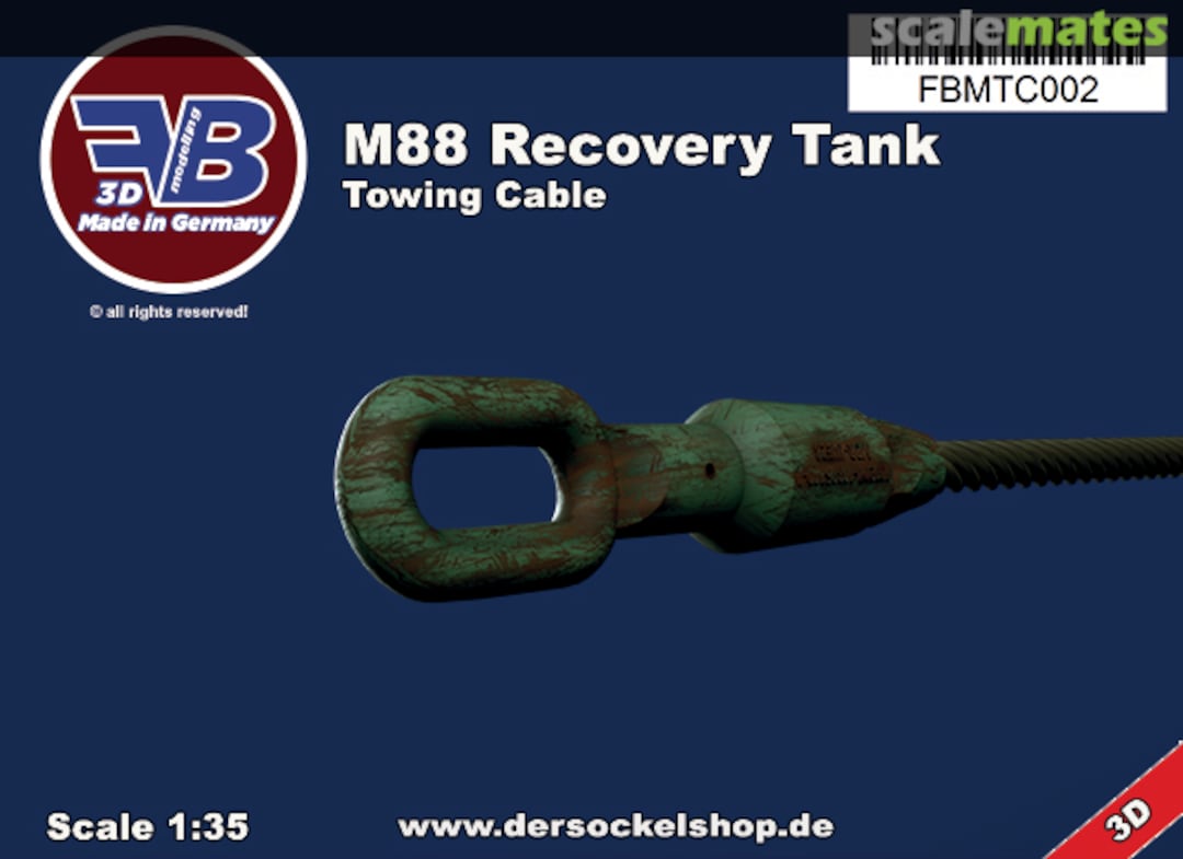 Boxart M88 Recovery Tank; Towing Cables FBMTC002 FB Modelling