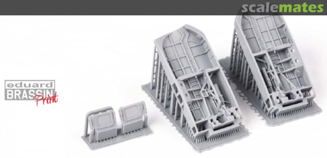 Boxart F6F wheel bays Brassin PRINT 648798 Eduard