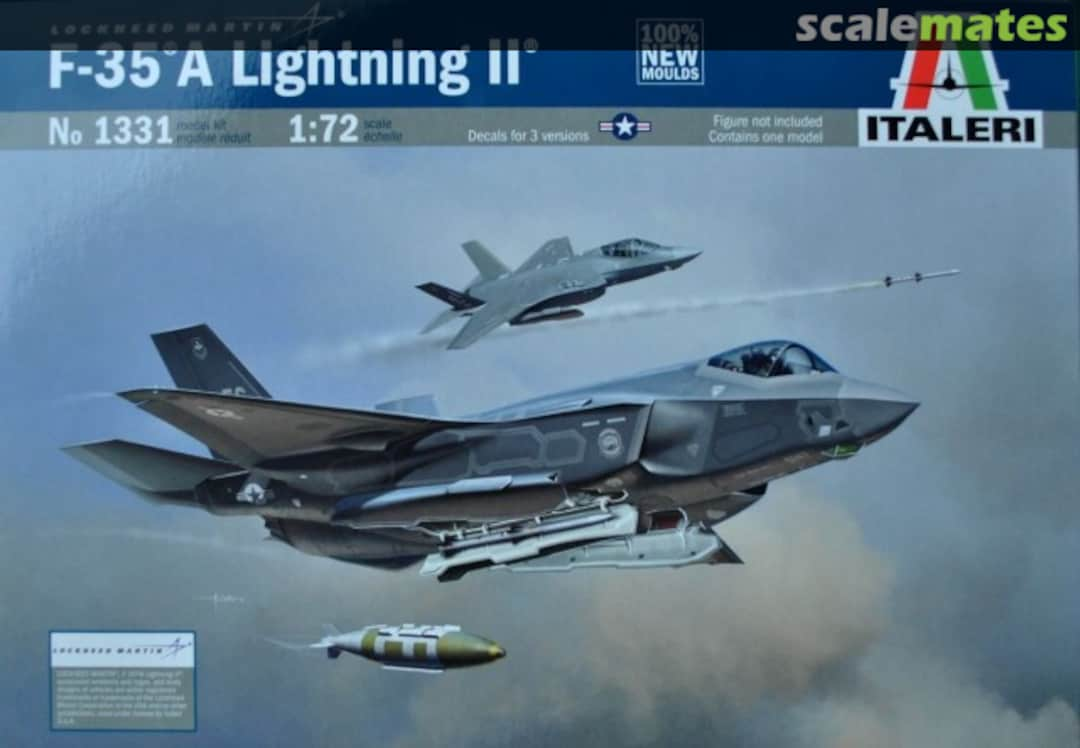 Boxart F-35A Lightning II 1331 Italeri