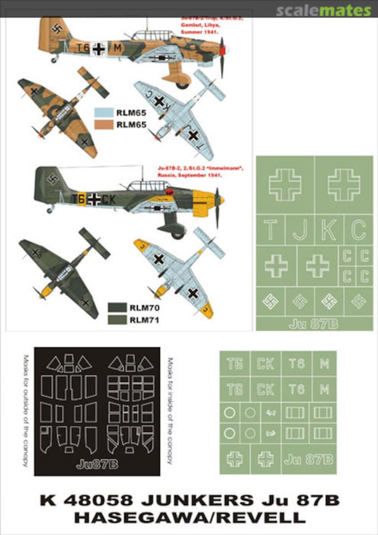 Boxart Junkers Ju 87B Stuka K48058 Montex