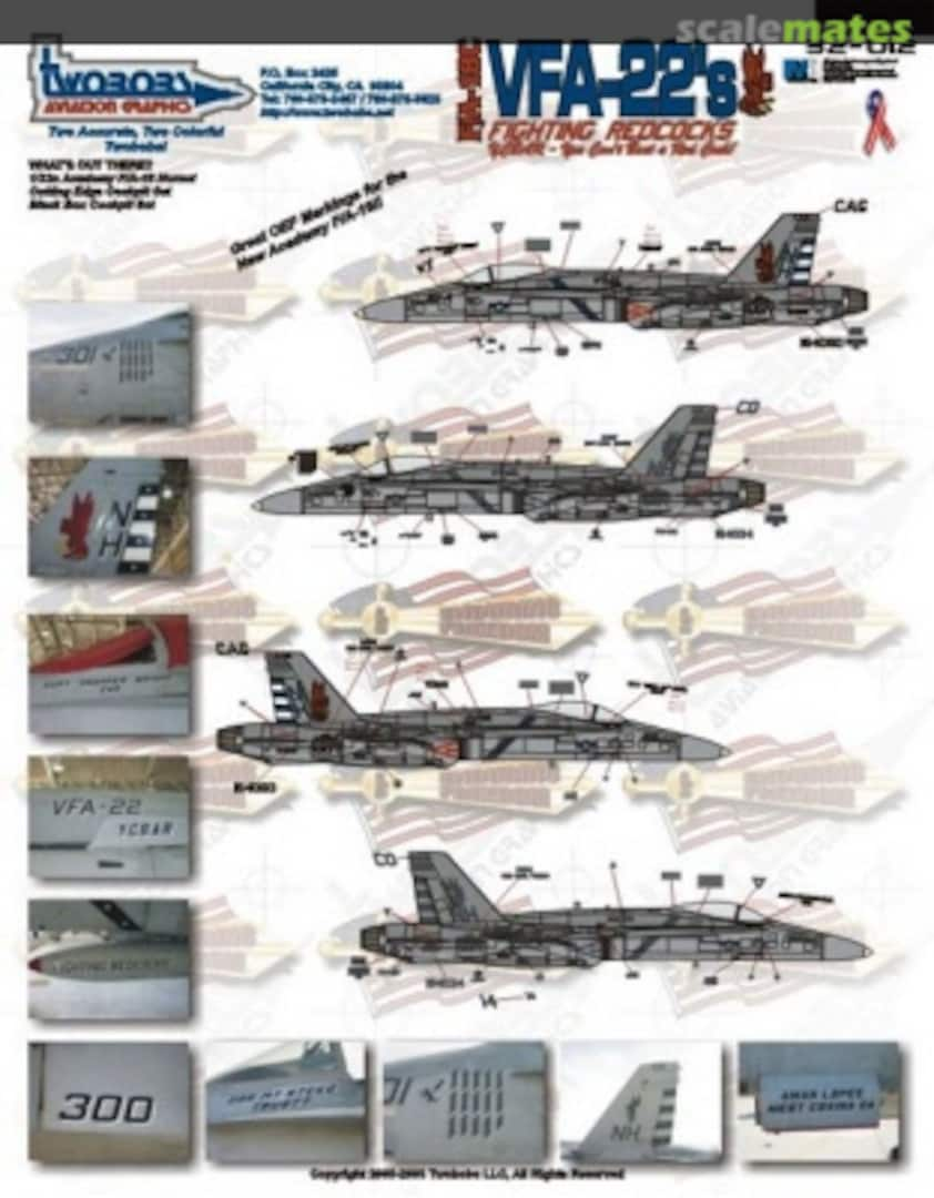 Boxart F/A-18C 32-012 TwoBobs Aviation Graphics