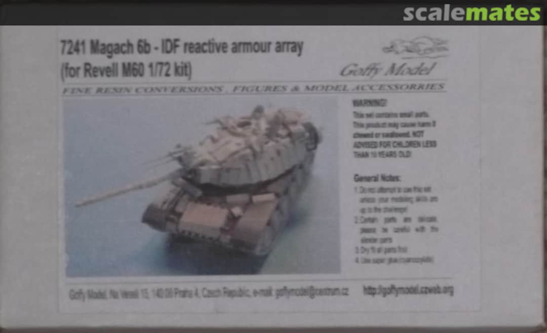 Boxart Magach 6B - IDF Reactive Armour Array 7241 Goffy Model