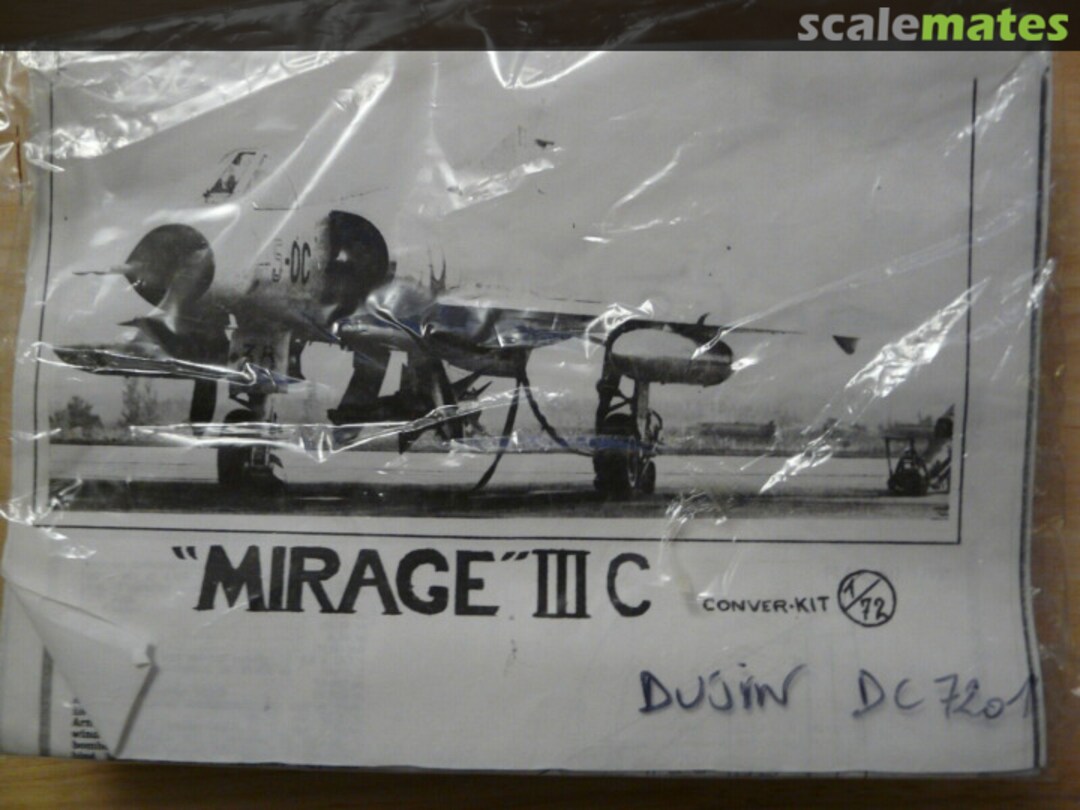 Boxart Dassault Mirage IIIC DC7201 Dujin