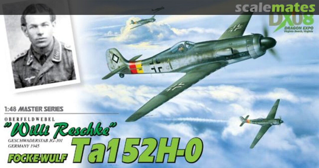 Boxart Focke-Wulf Ta152H-0 5539 Dragon