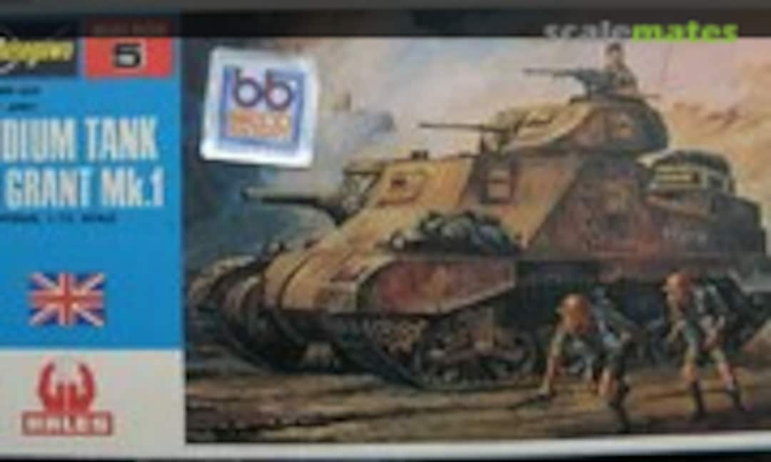 1:72 Medium Tank M3 Grant Mk.1 (Hasegawa/Hales MB-005)