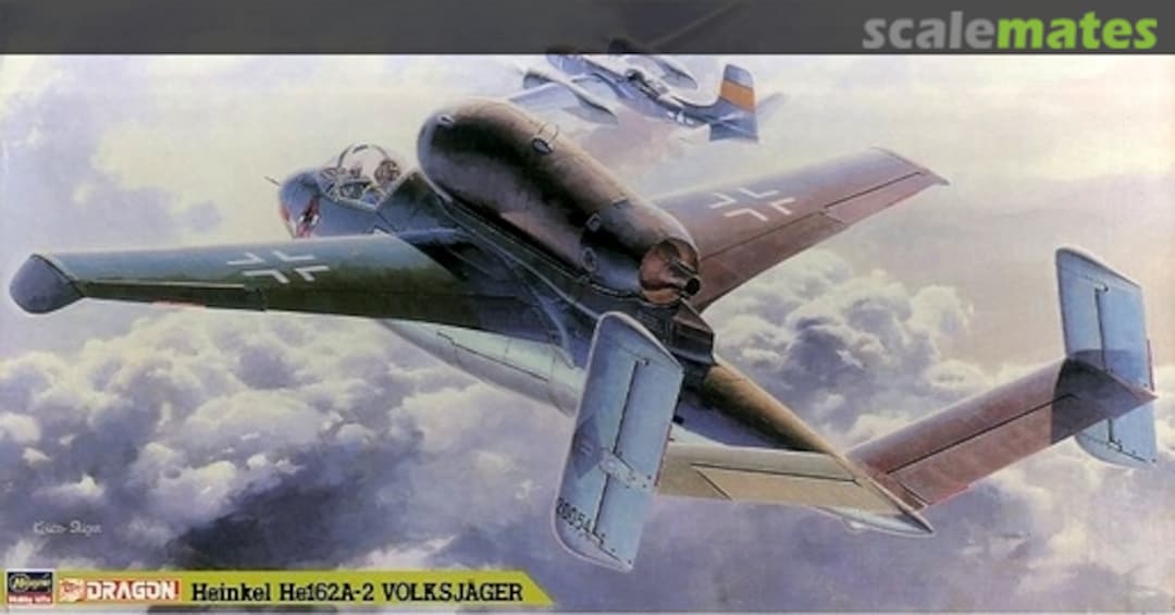 Boxart Heinkel He162A-2 Volksjäger 86809 Hasegawa