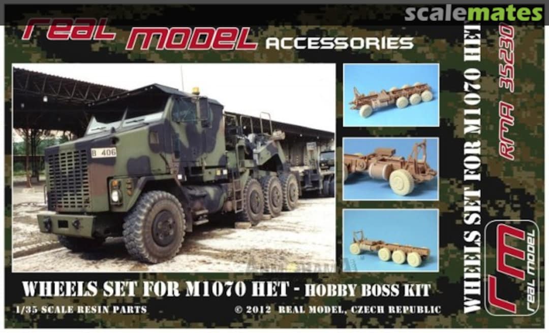 Boxart Wheels set for M1070 HET RMA35230 Real Model