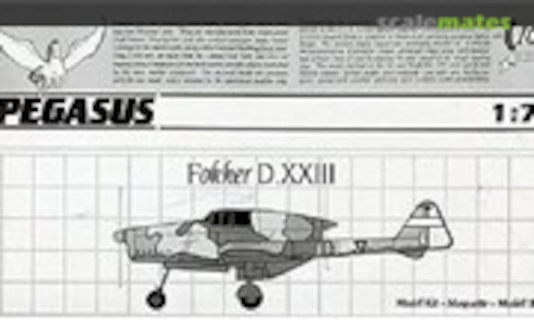 1:72 Fokker D.XXIII (Pegasus 4005)