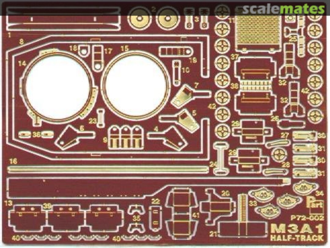 Boxart M3A1 Halftrack - conversion P72-002 Part