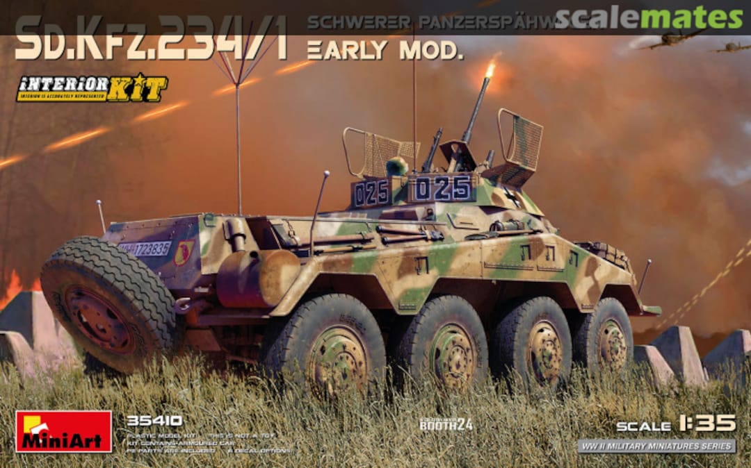 Boxart Sd.Kfz.234/1 Schwerer Panzerspähwagen 35410 MiniArt