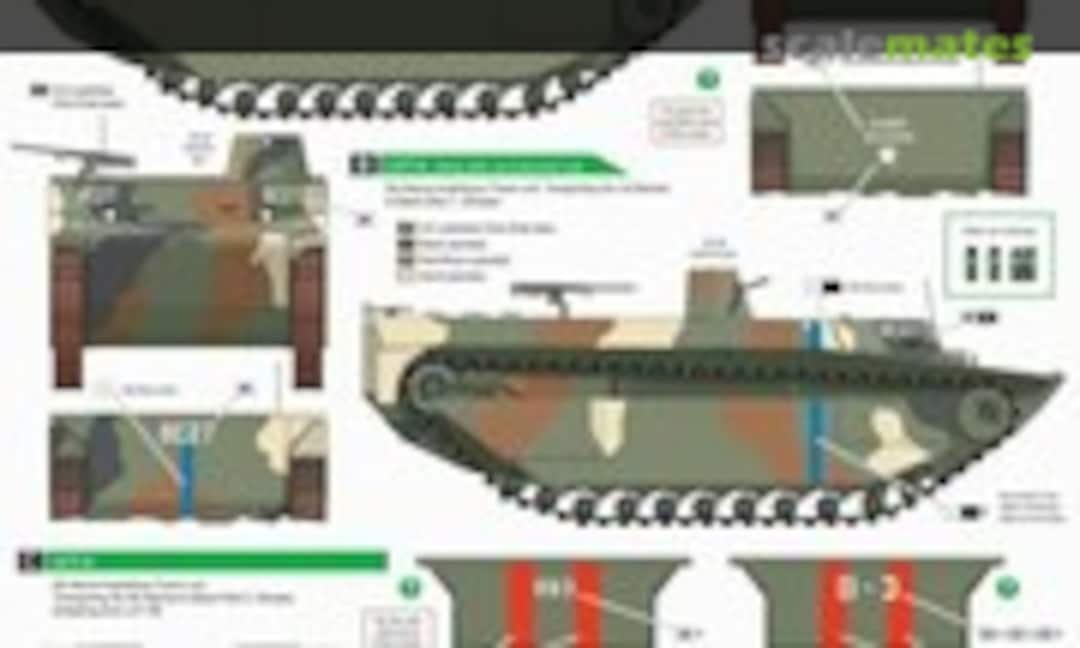 1:35 LVT-4 Amtracs on Okinawa 1945 (Bison Decals 35187)