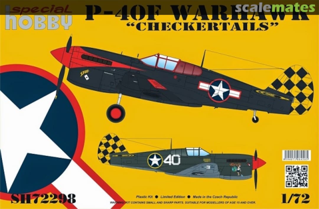 Boxart P-40F Warhawk "Checkertails" SH72298 Special Hobby