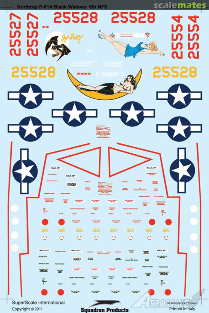 Boxart Northrop P-61A Black Widows MS481259 SuperScale International