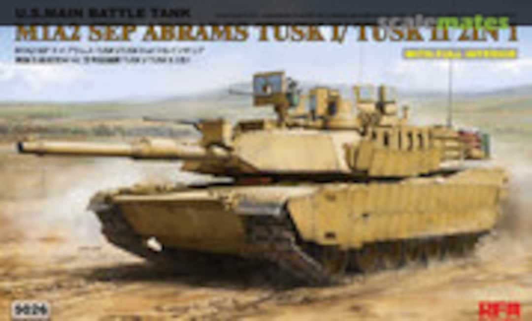 1:35 M1A2 SEP Abrams TUSK I /TUSK II (Rye Field Model RM-5026)