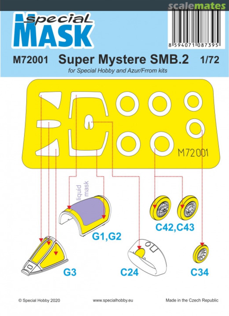 Boxart SMB-2 Super Mystere SMB.2 M72001 Special Mask