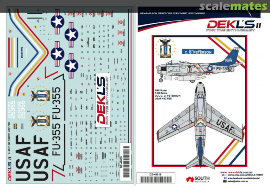 Boxart F-86 Sabre DZ48019 DEKL's