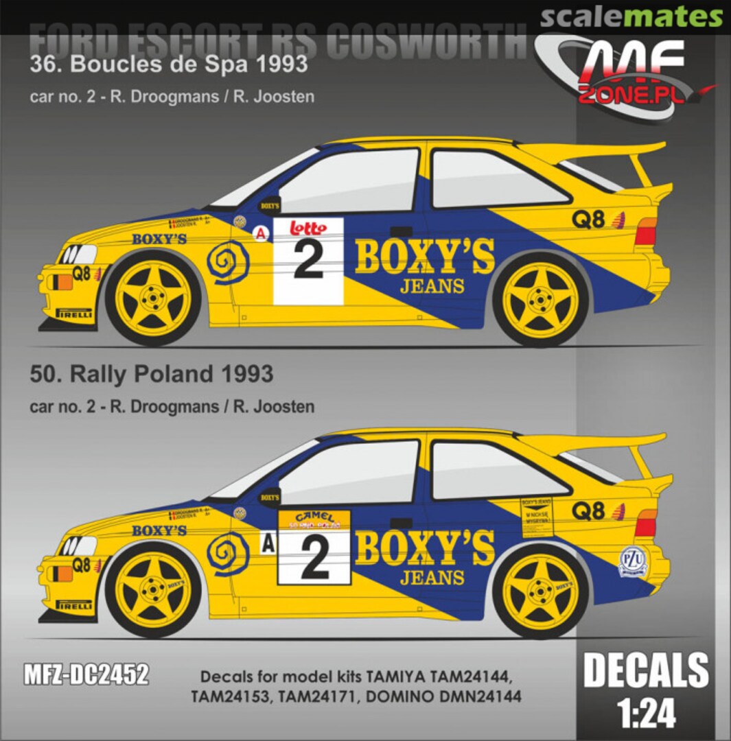 Boxart Ford Escort RS Cosworth [J538 EHU] "BOXY'S Jeans" DC2452 MF-Zone